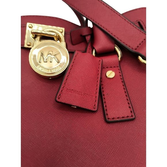 MICHAEL Michael Kors Hamilton Large‎ East-West Leather Satchel Bag - Picture 9 of 10